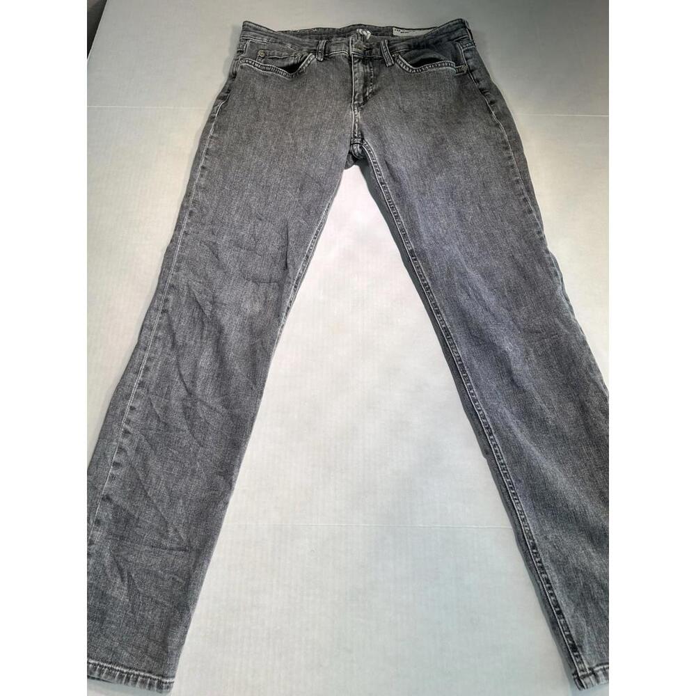 Rag & Bone Dre Low Rise Slim Boyfriend Jean Faded Black 26R